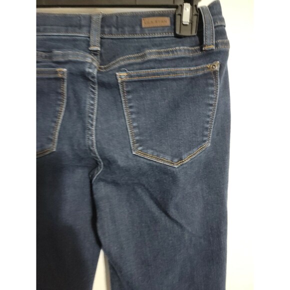Lila Ryan Low Rise Stretch Skinny Crop Jeans Dark Wash Women Size 26 - Picture 4 of 8